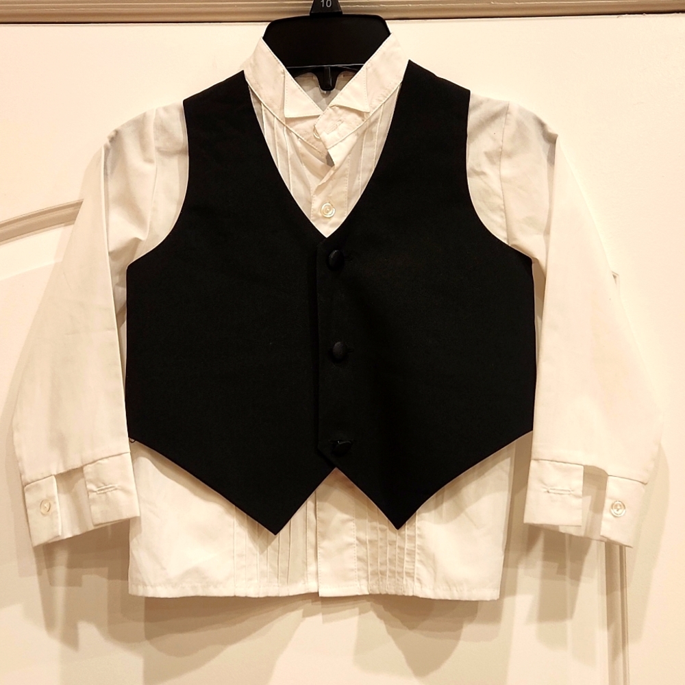 Boys Shirt and Vest size 4